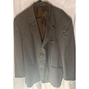 Kilburne & Finch Mens Suit Jacket Blazer 48R Grey Wool Blend 3-Button Moldova